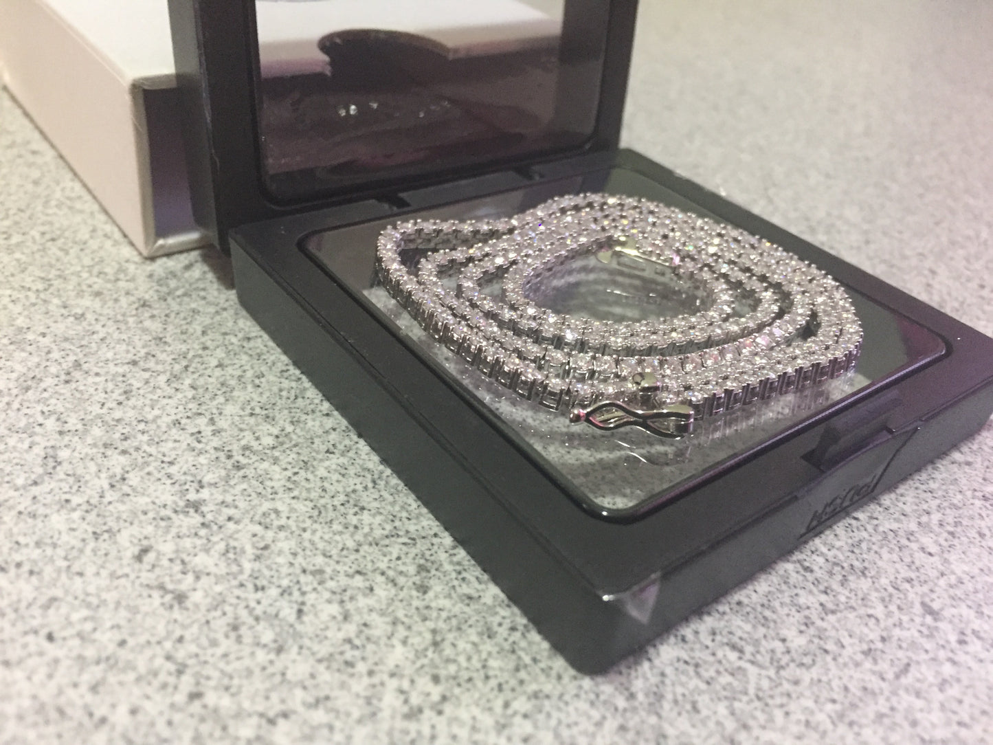 2mm Moissanite Tennis Chain