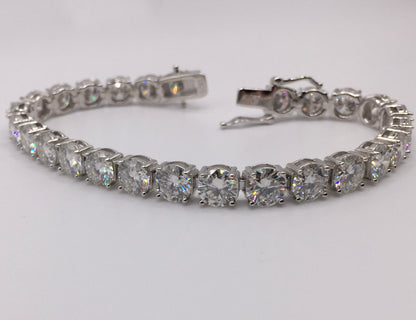 6.5mm Moissanite Tennis Bracelet