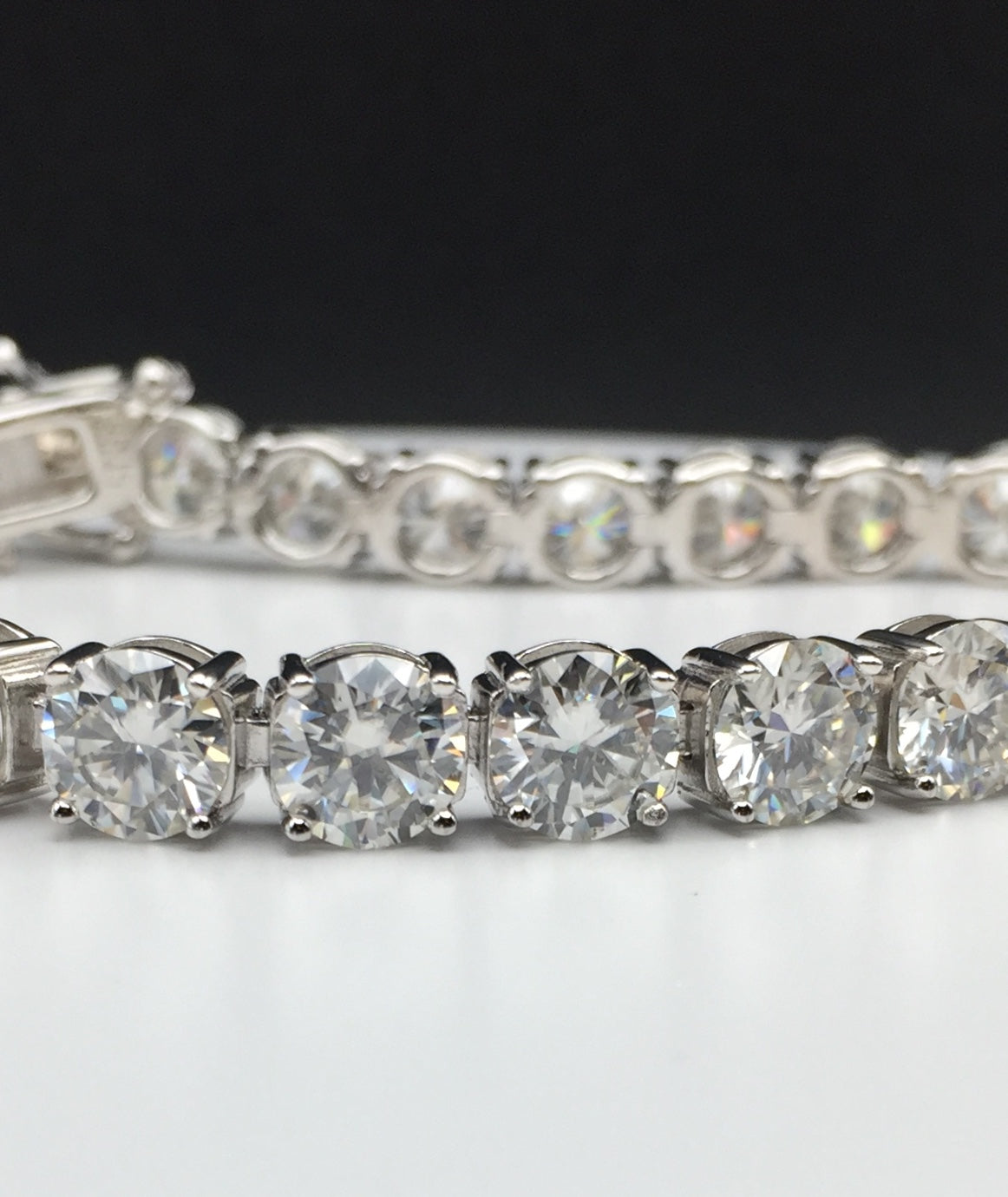 6.5mm Moissanite Tennis Bracelet