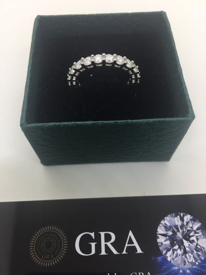3mm Moissanite Eternity Ring