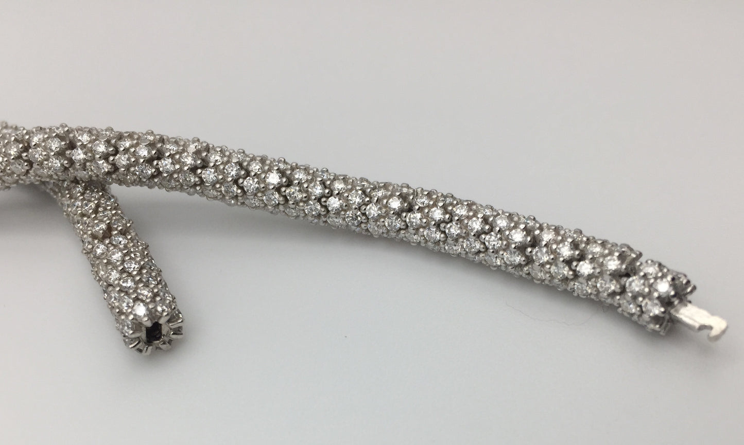 5mm Moissanite “Icy Scales” Chain