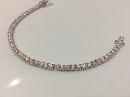 3mm Tennis Bracelet - Moissanite