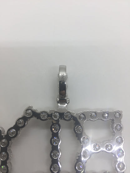 Custom 50 POINTER Moissanite Letter/Name Pendant