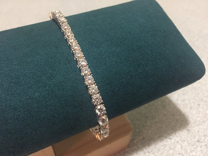 4mm Moissanite Tennis Bracelet