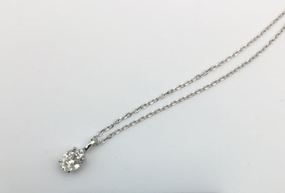 1ct Moissanite Oval Cut Necklace+Earrings Set
