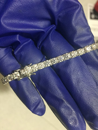 4mm Moissanite Tennis Bracelet