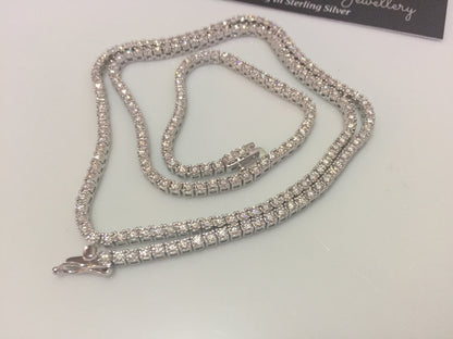 2mm Moissanite Tennis Chain