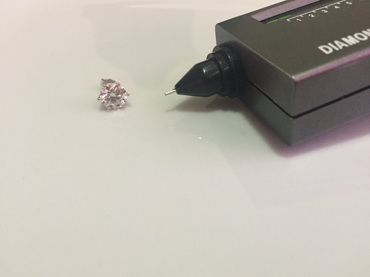 Moissanite Studs: 0.5 - 2 Cts. (Pushback, 6 Prong)