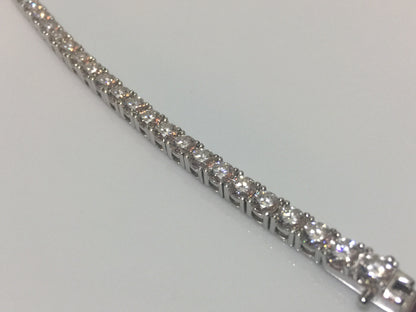 4mm Moissanite Tennis Bracelet