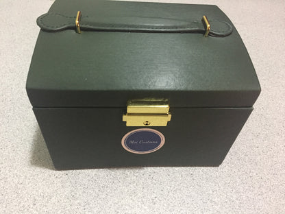 3-Layer Travel Jewelry Case with Lock