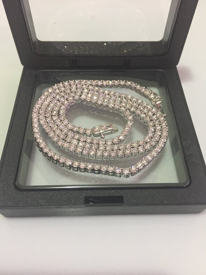 2mm Moissanite Tennis Chain