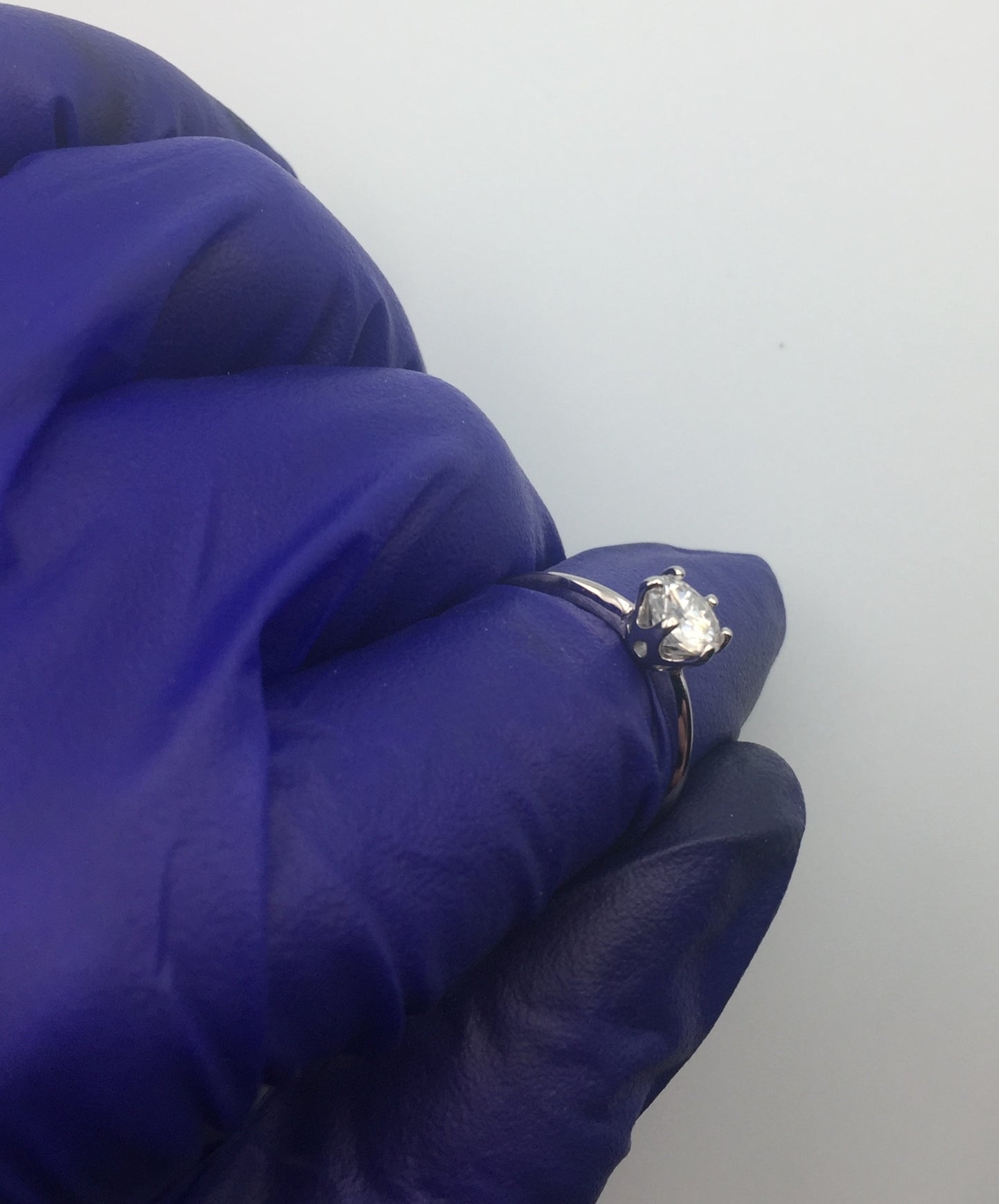 1ct Solitaire Moissanite Ring