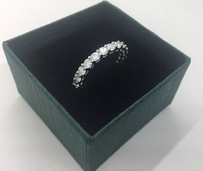 3mm Moissanite Eternity Ring