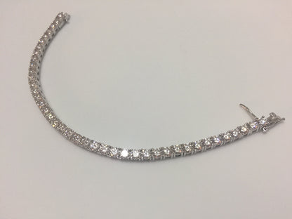 4mm Moissanite Tennis Bracelet