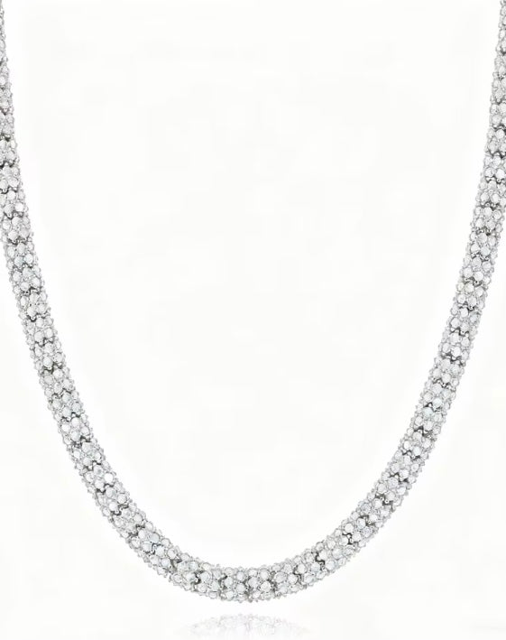 5mm Moissanite “Icy Scales” Chain