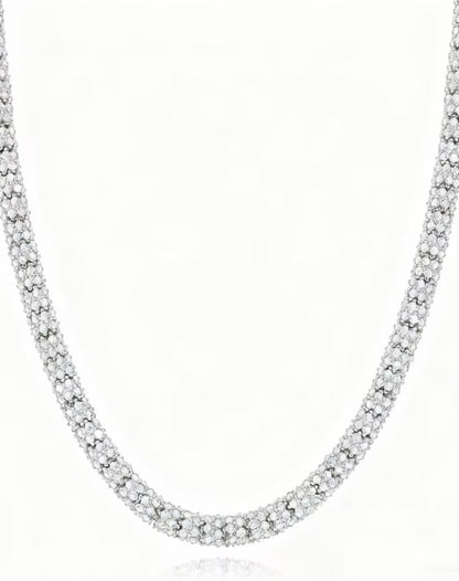 5mm Moissanite “Icy Scales” Chain