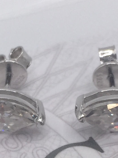 Marquise Cut Moissanite Stud Earrings (1 Carat)