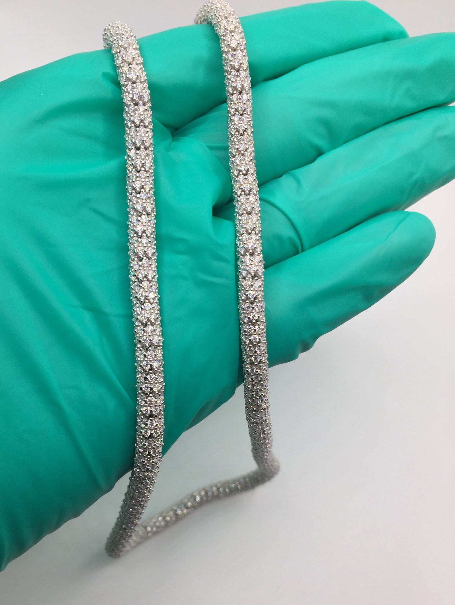 5mm Moissanite “Icy Scales” Chain