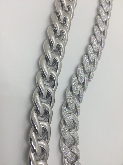 16mm Moissanite Miami Cuban Chain