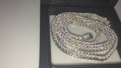 2mm Moissanite Tennis Chain