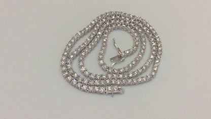 3mm Moissanite Tennis Chain