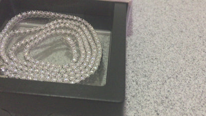 2mm Moissanite Tennis Chain