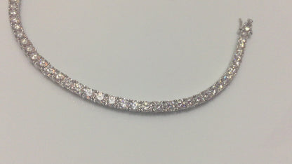 4mm Moissanite Tennis Bracelet