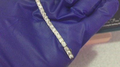 3mm Moissanite Tennis Bracelet: Click-Lock