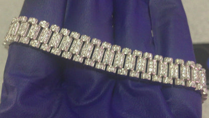 Presidential “Rolex-style” Moissanite Bracelet - 10mm