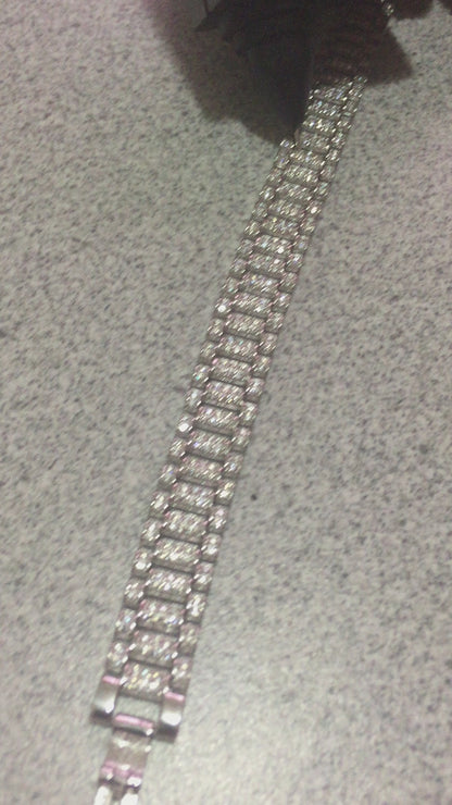 Presidential “Rolex-style” Moissanite Bracelet - 10mm