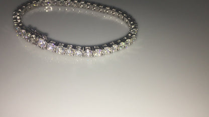 4mm Moissanite Tennis Bracelet