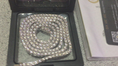 3mm Moissanite Tennis Chain